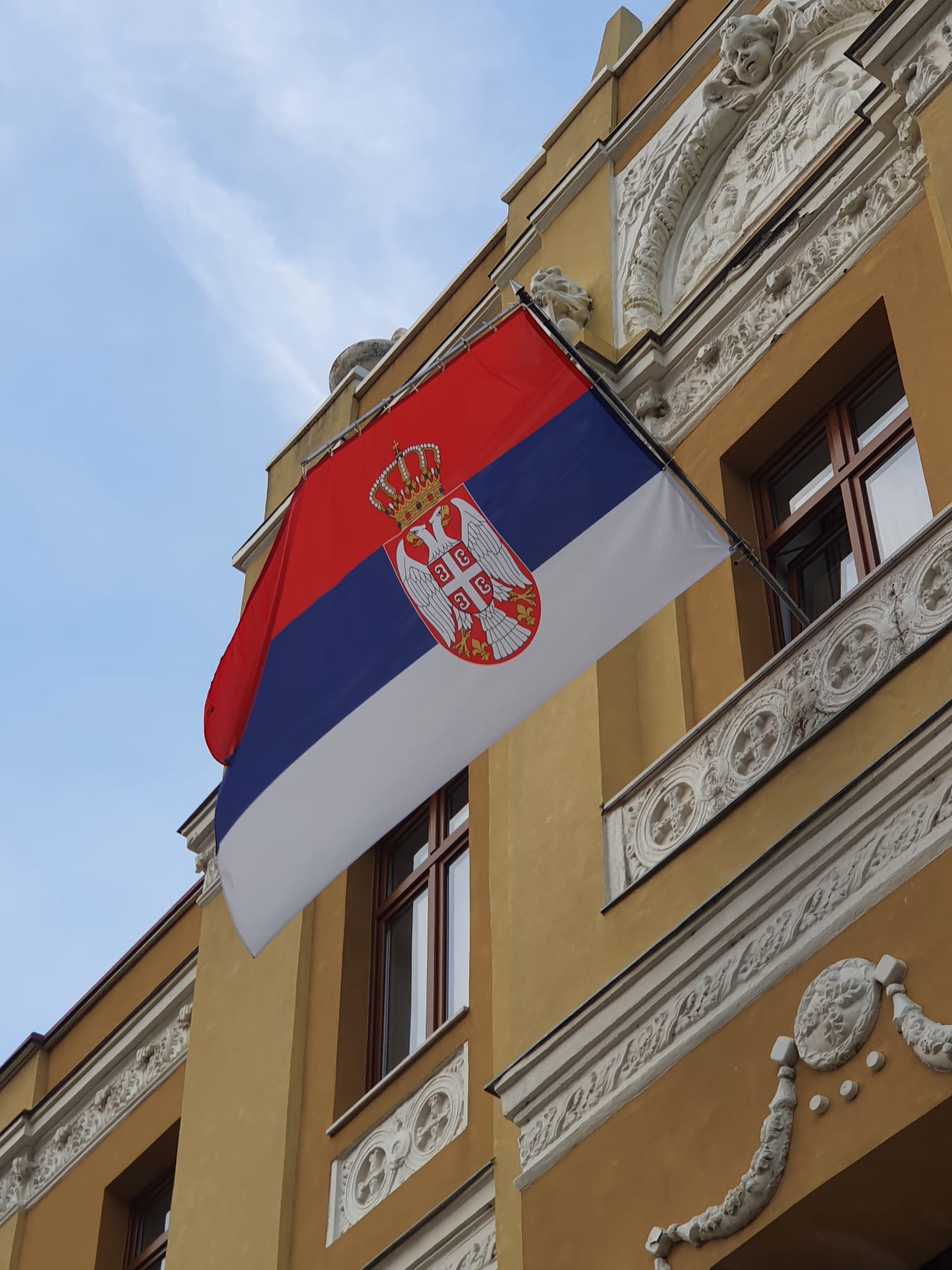 Bandiere nel mondo (Serbia)