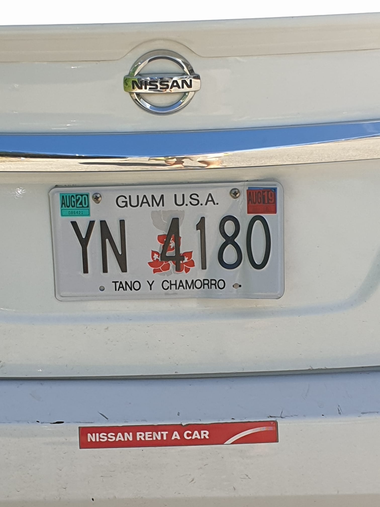 Targhe nel mondo (mondo Guam)