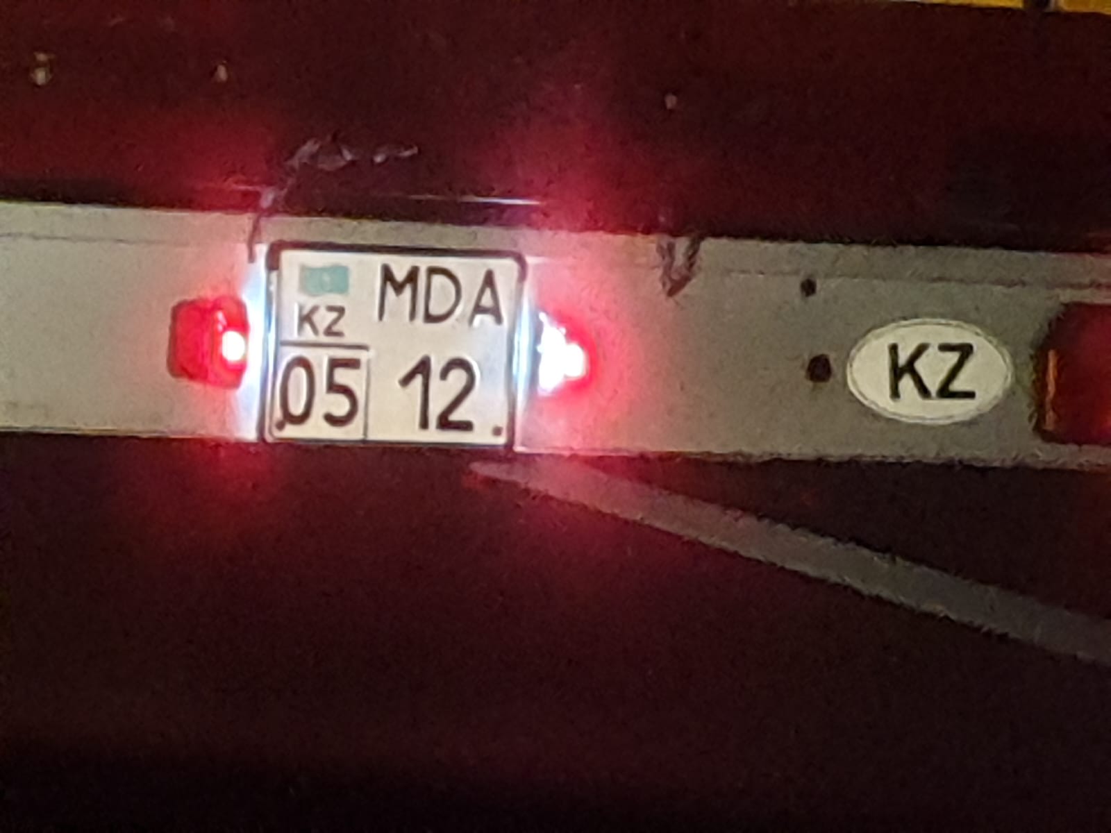 Targhe nel mondo (Kazakistan)